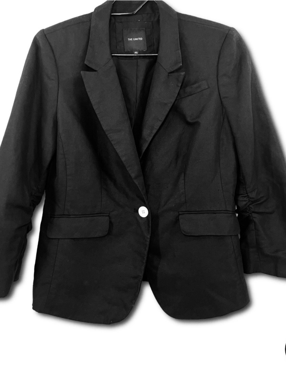 The Limited Black Women's Tailored One-Button Blazer